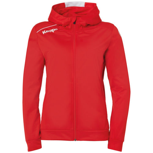 PLAYER HOOD JACKET WOMEN - red/white