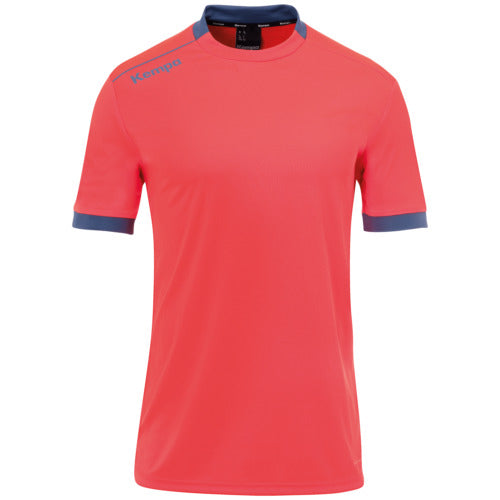 PLAYER SHIRT - fluo red/ice grey
