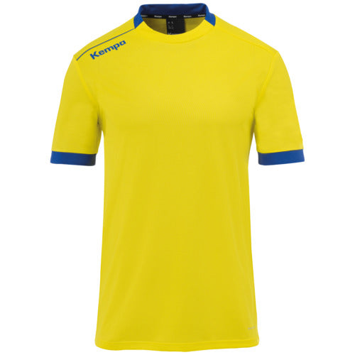 PLAYER SHIRT - lime yellow/royal