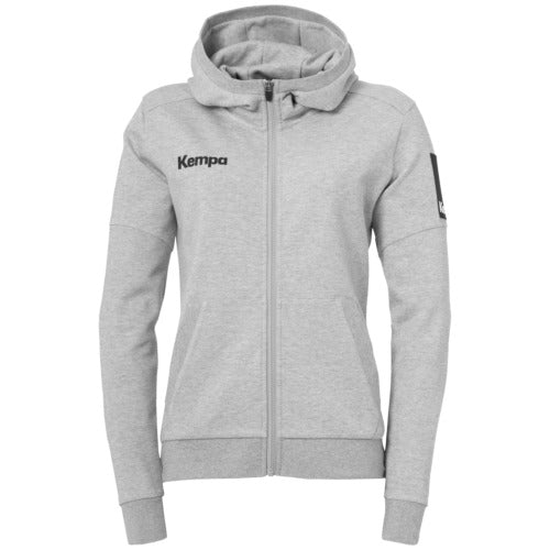 STATUS HOOD JACKET WOMEN - grey mélange