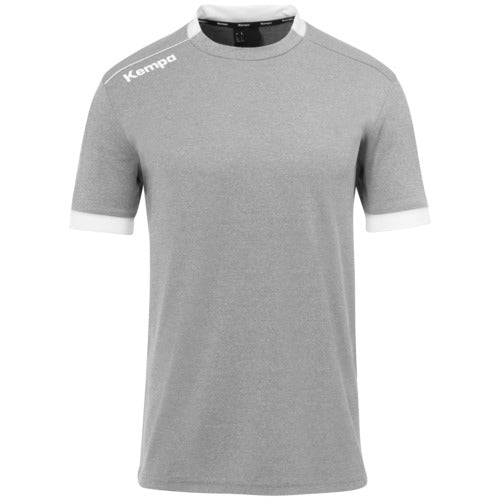 PLAYER SHIRT - dark grey mélange/white
