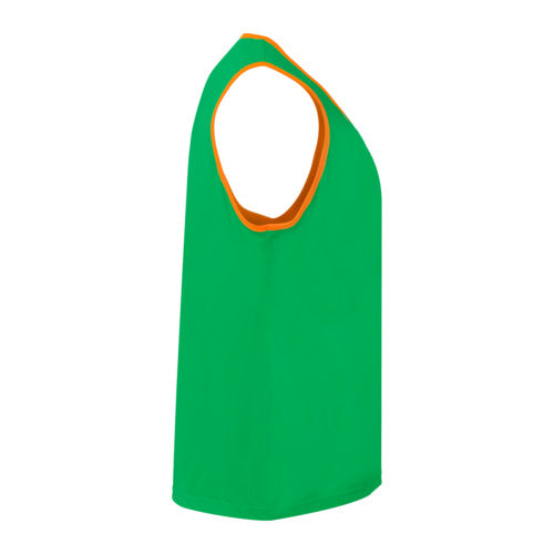 Reversible training bib - orange/green