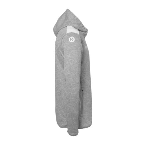 Emotion 27 Hooded jacket - dark grey mélange/white