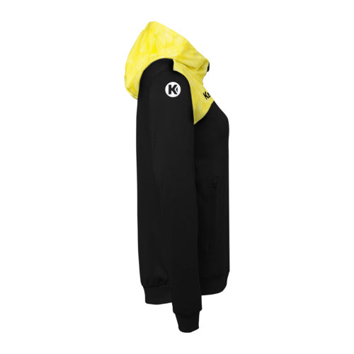 Athletics 29 Hooded jacket Women - black/lime yellow