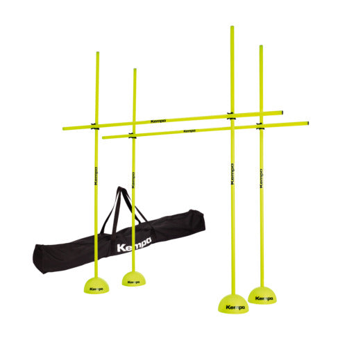 JUMPING POLE SET - fluo yellow