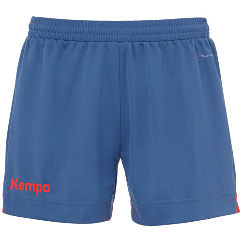 PLAYER SHORTS WOMEN - ice grey/fluo red