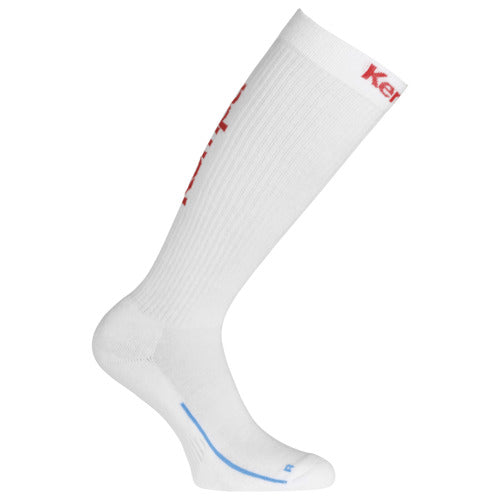 LONG SOCKS - white/red