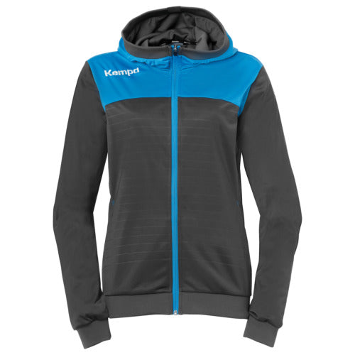 EMOTION 2.0 HOOD JACKET WOMEN - anthra/kempablue