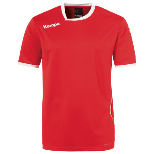 CURVE SHIRT - red/white
