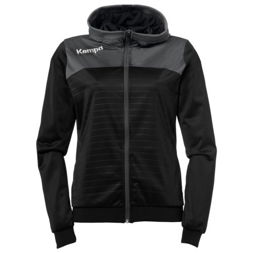 EMOTION 2.0 HOOD JACKET WOMEN - black/anthra