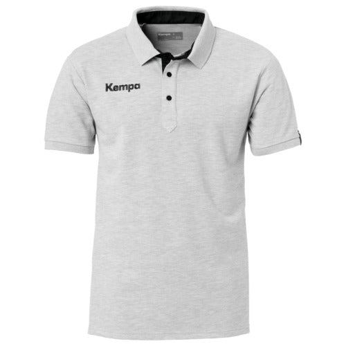 PRIME POLO SHIRT - grey mélange/black