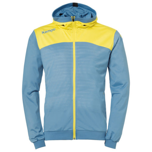 EMOTION 2.0 HOOD JACKET - dove blue/lime yellow