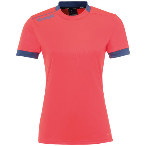 PLAYER SHIRT WOMEN - fluo red/ice grey