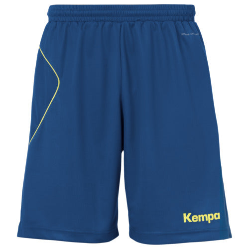 CURVE SHORTS - deep blue/fluo yellow
