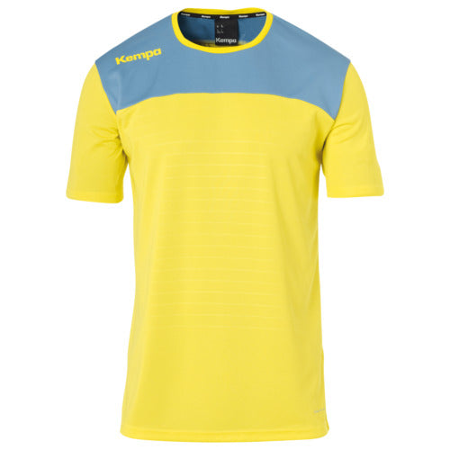 EMOTION 2.0 SHIRT - lime yellow/dove blue