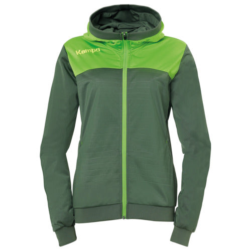 EMOTION 2.0 HOOD JACKET WOMEN - dragon green/hope green