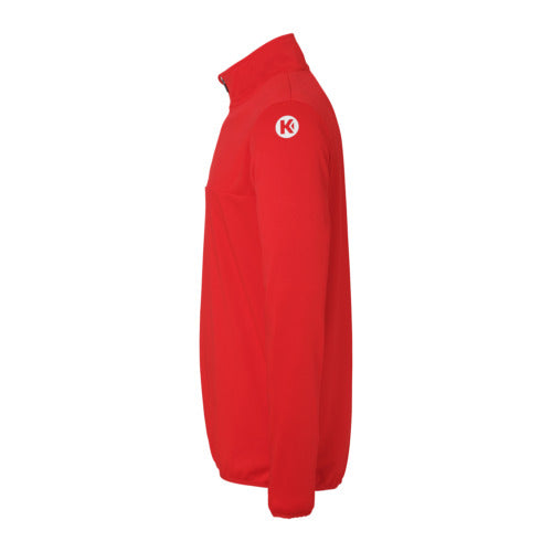 1/4 Zip Top - red