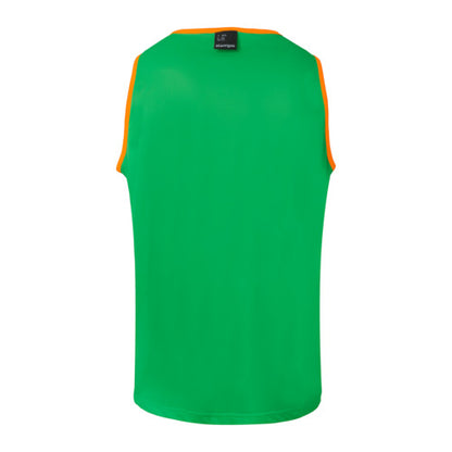 Reversible training bib - orange/green