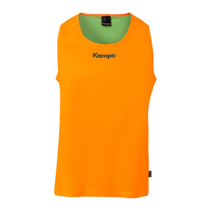 Reversible training bib - orange/green