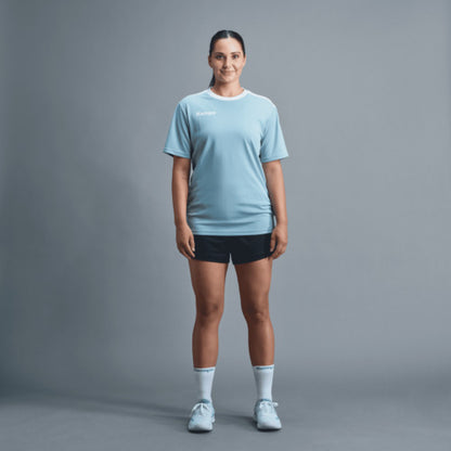 Emotion 27 Shirt W - aqua/white