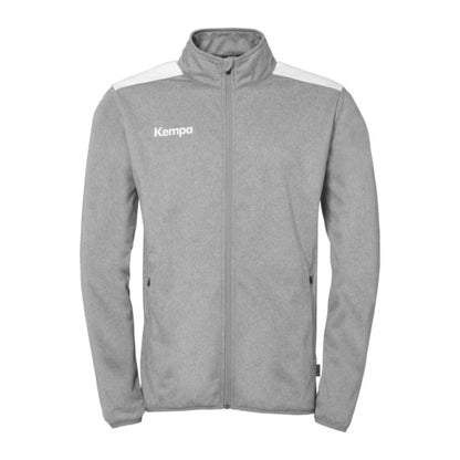 Emotion 27 Poly jacket - dark grey mélange/white