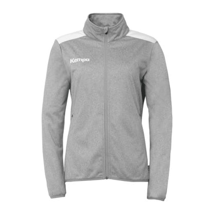 Emotion 27 Poly jacket W - dark grey mélange/white