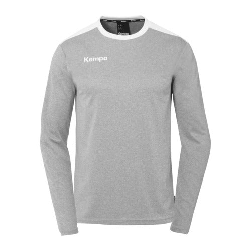 Emotion 27 Longsleeve - dark grey mélange/white
