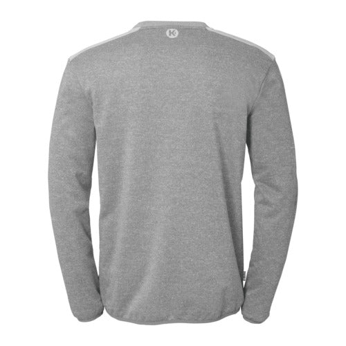 Emotion 27 Training top - dark grey mélange/white