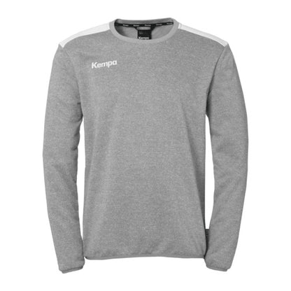 Emotion 27 Training top - dark grey mélange/white