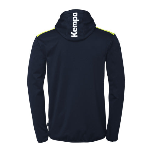Emotion 27 Hooded jacket - navy/fluo yellow