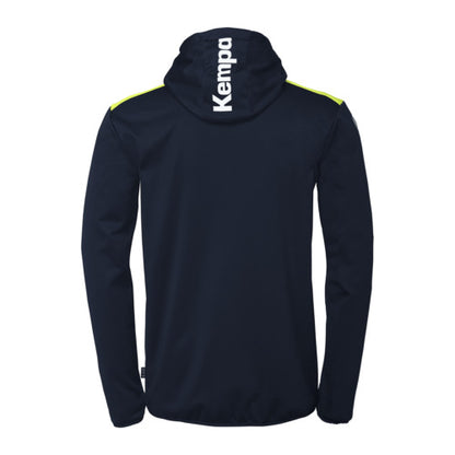 Emotion 27 Hooded jacket - navy/fluo yellow