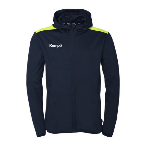Emotion 27 Hooded jacket - navy/fluo yellow