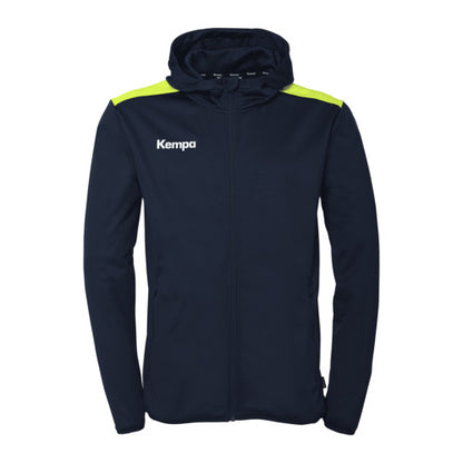 Emotion 27 Hooded jacket - navy/fluo yellow