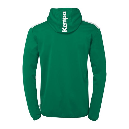 Emotion 27 Hooded jacket - lagoon/white