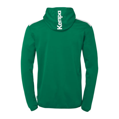 Emotion 27 Hooded jacket - lagoon/white