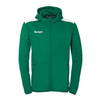 Emotion 27 Hooded jacket - lagoon/white