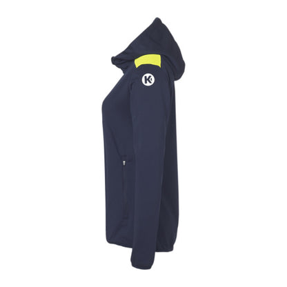 Emotion 27 Hooded jacket W - navy/fluo yellow