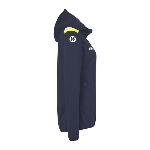 Emotion 27 Hooded jacket W - navy/fluo yellow