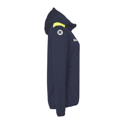 Emotion 27 Hooded jacket W - navy/fluo yellow