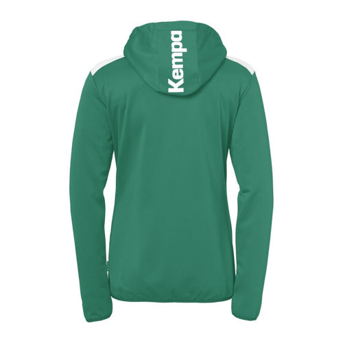Emotion 27 Hooded jacket W - lagoon/white