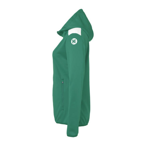 Emotion 27 Hooded jacket W - lagoon/white
