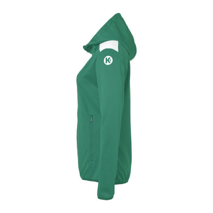 Emotion 27 Hooded jacket W - lagoon/white