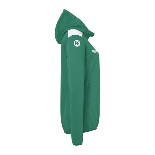 Emotion 27 Hooded jacket W - lagoon/white