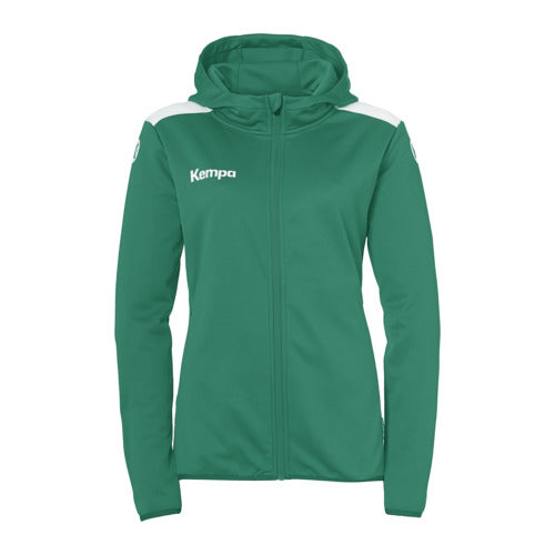 Emotion 27 Hooded jacket W - lagoon/white