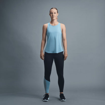 Singlet W - aqua