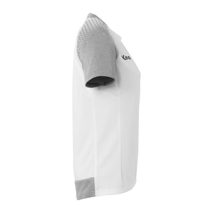 Ambition 28 Shirt W - white/dark grey mélange