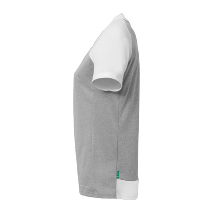 Ambition 28 Shirt W - dark grey mélange/white