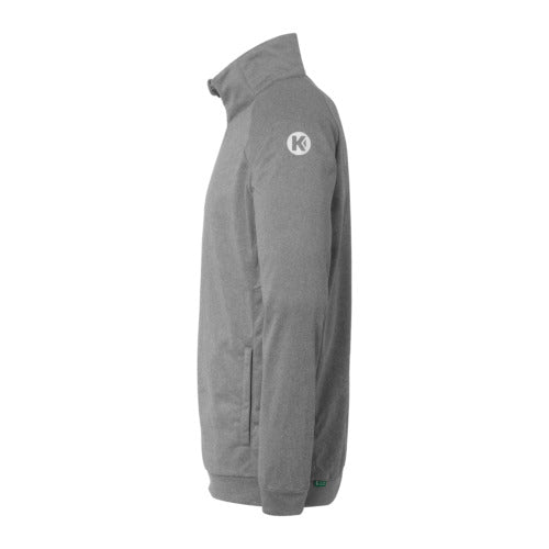 Ambition 28 Poly jacket - dark grey mélange/white