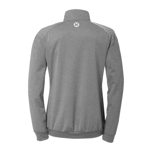 Ambition 28 Poly jacket W - dark grey mélange/white