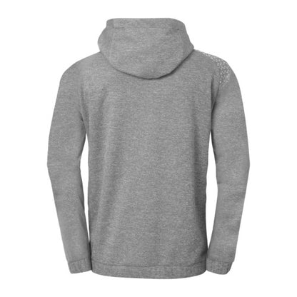Ambition 28 Hooded jacket - dark grey mélange/white